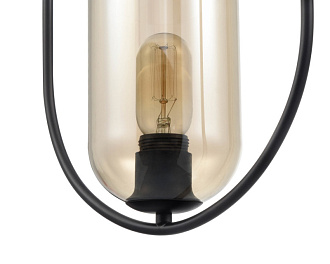 Подвесной светильник 12*30*160 см, 1*E27 черный Vele Luce Fiamma VL5812P01