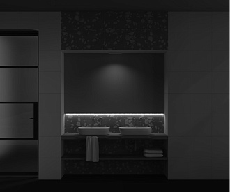 Трековый светильник 2,6*22,2*2,9 см, LED 12W, 4000К, Белый Maytoni Basis Grid TR084-1-12W4K-W