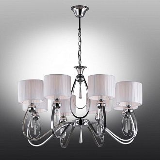 Подвесная люстра 78*90 см, 8*E14, 40W, Omnilux Omnilux 638 OML-63803-08, хром