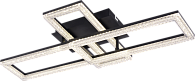 Люстра L630 x W340 x H115, мм, 90W 3000K-6000K, BK (Черный) Rilon 6598-3A BK