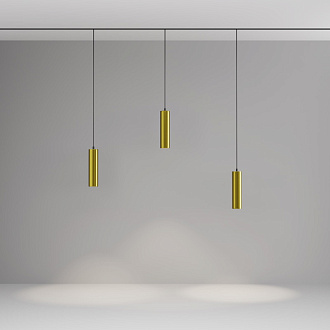 Светильник на шине 5,2*5,2*121,9 см, LED, 12W, 4000К, Maytoni Technical FOCUS LED TR041-2-12W4K-BBS латунный