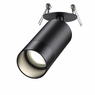 Светильник 6 см, Novotech Slim 370873, черный, вр 5,5 см