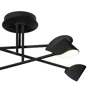 Люстра *90*29,2 см, LED * 6 45W, 3000К Mantra Capuccina 7581, черный