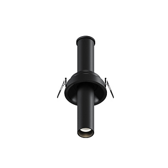 Встраиваемый светильник 3*21,6 см, LED 7W 4000K Maytoni Technical Focus T C140RS-L200-7W4K-B черный, вр 7,5 см