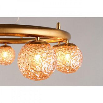Подвесная люстра 60*50-150 см, 9*G9, 0W, Aployt OLA APL.764.03.09, бронзовый
