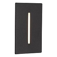 Светильник для ступеней 10,7*6,4*2,6 см, *LED*3W, 3000K, ST-Luce Slim SL9519.408.01, черный
