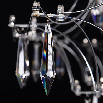 Подвесной светильник 80 см, LED 3000K LOFT IT Mira 10259/800 Silver Asfour серебро