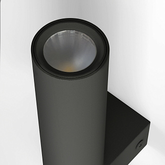 Настенный светильник Eurosvet Pitch 40020/1 LED черный/латунь