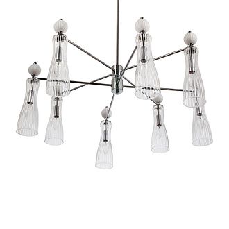 Люстра *80*88-88 см, 8*E14*40W, Lumion Emily LUM8268/8, хром; белый