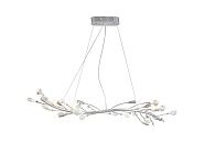 Люстра L1200 x H160, мм, 6 x 7W+LED 16 x 1.5W(24W) 4000K, CHROME (Хром) NewRgy 9020-L1180SL CHROME