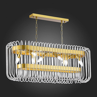 Люстра подвесная 93* 320W, ST LUCE GROSSETO SL1228.203.08 Золотистый
