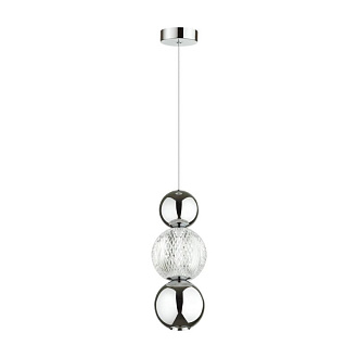 Светодиодный светильник 11 см, 7W, 4000K, Odeon Light CRYSTAL 5007/7LA, хром