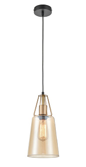 Подвесной светильник  16*154 см, 1*E27 черный, латунь Vele Luce Roberto VL5552P11