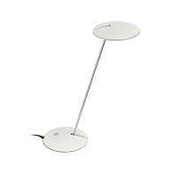 Настольная LED лампа Citilux Ньютон CL803030 с выключателем,хром/белый