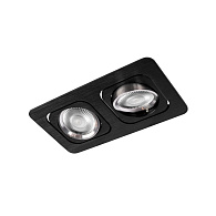 Встраиваемый светильник 18*10*2,5 см, GU10 LOFT IT Trick 10342/2 Black черный, вр 15,5*8,5 см
