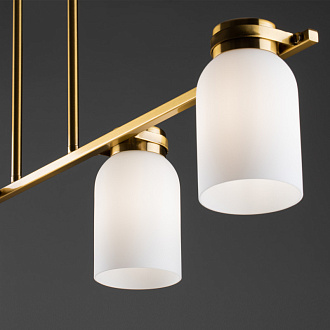 Светильник 88 см, Freya Kamelia FR5446PL-04BS, латунь