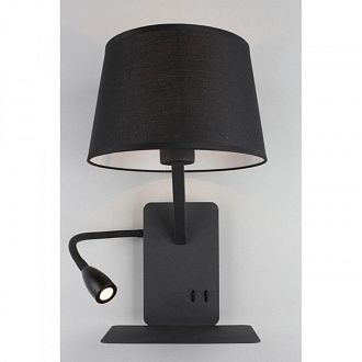 Бра 23*25*38,5 см, 2*E27, 60W, Omnilux Omnilux 628 OML-62811-02, черный