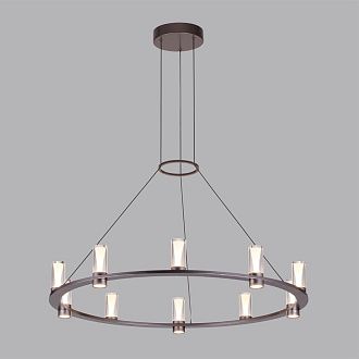 Подвесной светильник *65*200- см, 8*LED*45W, 3000K, Odeon Light Defance 7143/70L, черный