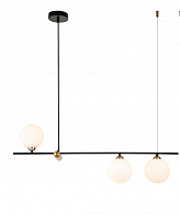 Подвесной светильник 800*190*315/1700 мм, 3*G9 чёрный Indigo Opaco V000152, 11015/3P Black