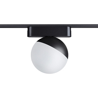 Трековый светильник для низковольтного шинопровода 11,5*10* см, LED 10W*3000 К, Novotech Shino Smal, черный, 359262
