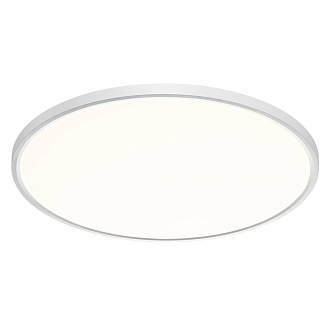 Cветильник 60*2,5 см, LED 48W, 3000/4000 К, IP40, белый, пластик Sonex Alfa White, 7659/48L