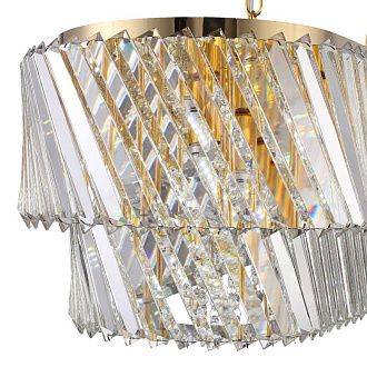Подвесная люстра 99*34*170 см, 14*E14*40W, ST-Luce RITZ SL6138.303.14, латунный