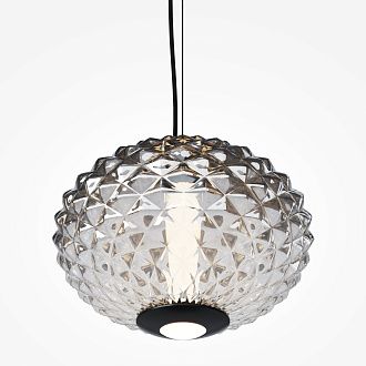 Подвесной светильник 24*30-321 см, *LED*10W, 3000K, Maytoni Bruma MOD397PL-L10B3K, Черный