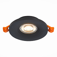 Встраиваемый светильник 9.5/7 см, GU10, IP20 ST LUCE ST205.408.01 Черный, вр 7 см