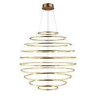 Подвесная люстра 90*120-350 см 50W, 3000K, Aployt Banzhamin APL.851.03.50, бронзовый