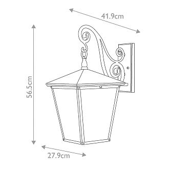 Настенный фонарь Hinkely Lighting, Арт. HK-TRELLIS2-L