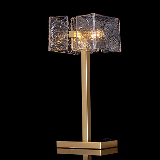 Настольная лампа 21,5*19,5*50 см, 2*E14 золото MW-Light Айс 542030802