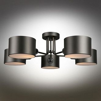 Люстра 70*32 см, 5*E27, 40W, Omnilux Omnilux 545 OML-54507-05, коричневый