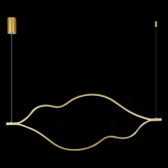 Светильник подвесной 140 см, 65W 4000K ST LUCE CORTILE SL6106.203.65 Золотистый