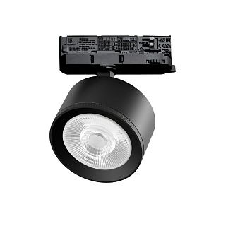 Светильник QUATTRO с адаптером 12,3*8,5*4,5 см, *15W, 3000K, Lightstar Alta Pro A5537QT60G, Черный
