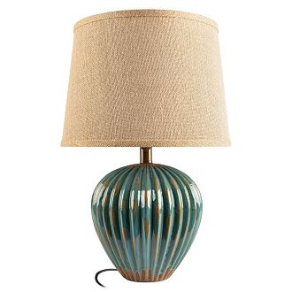 Настольная лампа 51 см, LOFT IT Tulip 10513T Blue, синий-кероамика