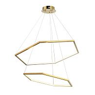 Люстра 80*69,5*120 см, 2*LED*80W, 4000K Gerhort G51242/2GD, Титановое золото