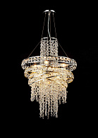 Люстра Ø500 x H680 (1200), мм, 8*40W (320W), GOLD+CHROME(Золото+Хром) NewRgy NW577-ф500*H680 Gold/Chrome