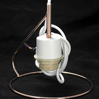 Подвесной светильник Lussole Bossier GRLSP-8264, 25*45 см, белый