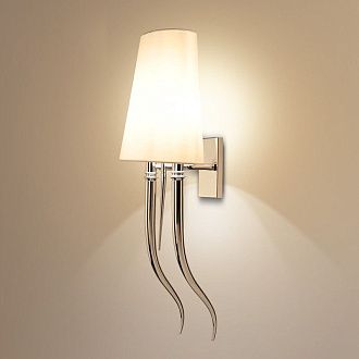 Бра Crystal Light Brunilde Ipe Cavalli H92 Silver/Black 32*32*32 см, 2*E27*60W, ImperiumLoft 44.198, Серебристый