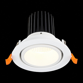Встраиваемый светильник 10 см, 10W 3000K ST LUCE Встраиваемые светильники ST705.538.10 Белый, вр 8,5 см