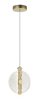 Люстра L200 x W55 x H250, мм, 9W 4000K, BRASS PAINTED METAL(Латунь) NewRgy 7055MD-200BSP/CL BRASS PAINTED METAL