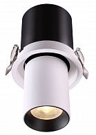 Встраиваемый LED светильник Novotech Lanza 358081 черный, вр 9,5 см