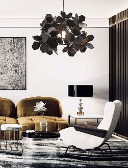 Подвесная люстра Inodesign Hydrangea Black 45.480