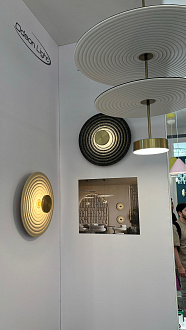 Подвесной светильник 80 см, 20W, 3000K, Odeon Light Felt 7035/20CA, бронза