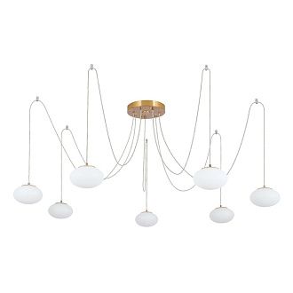 Светильник 150 см, 84W, 3000-5500K, Citilux ATMAN SMART CL226A073 LED RGB, бронза