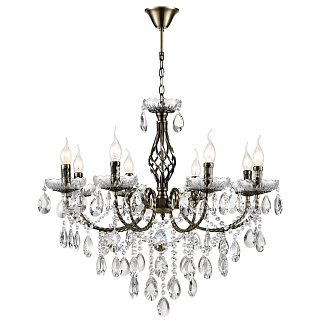 Люстра 72*103 см, 8*E14 Lumion Linn 8190/8 античная латунь