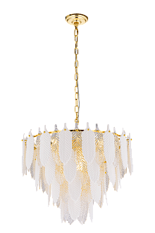 Люстра Ø600 x H490 (1000), мм, 12*40W (480W), H GOLD (Золото) NewRgy C1-D600 H-GOLD