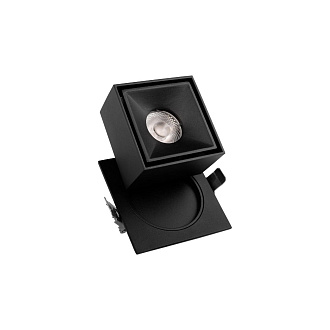 Встраиваемый светильник 9*9*7 см, 1*LED*12W 4000K LOFT IT Top 10325/B Black черный, вр 7,5 см
