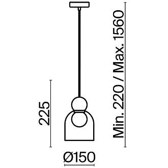 Светильник 15 см, Freya Focus FR5220PL-01CH2, хром