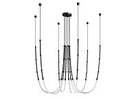 Подвесная светодиодная люстра Inodesign Alrik CH Black 44.1512
